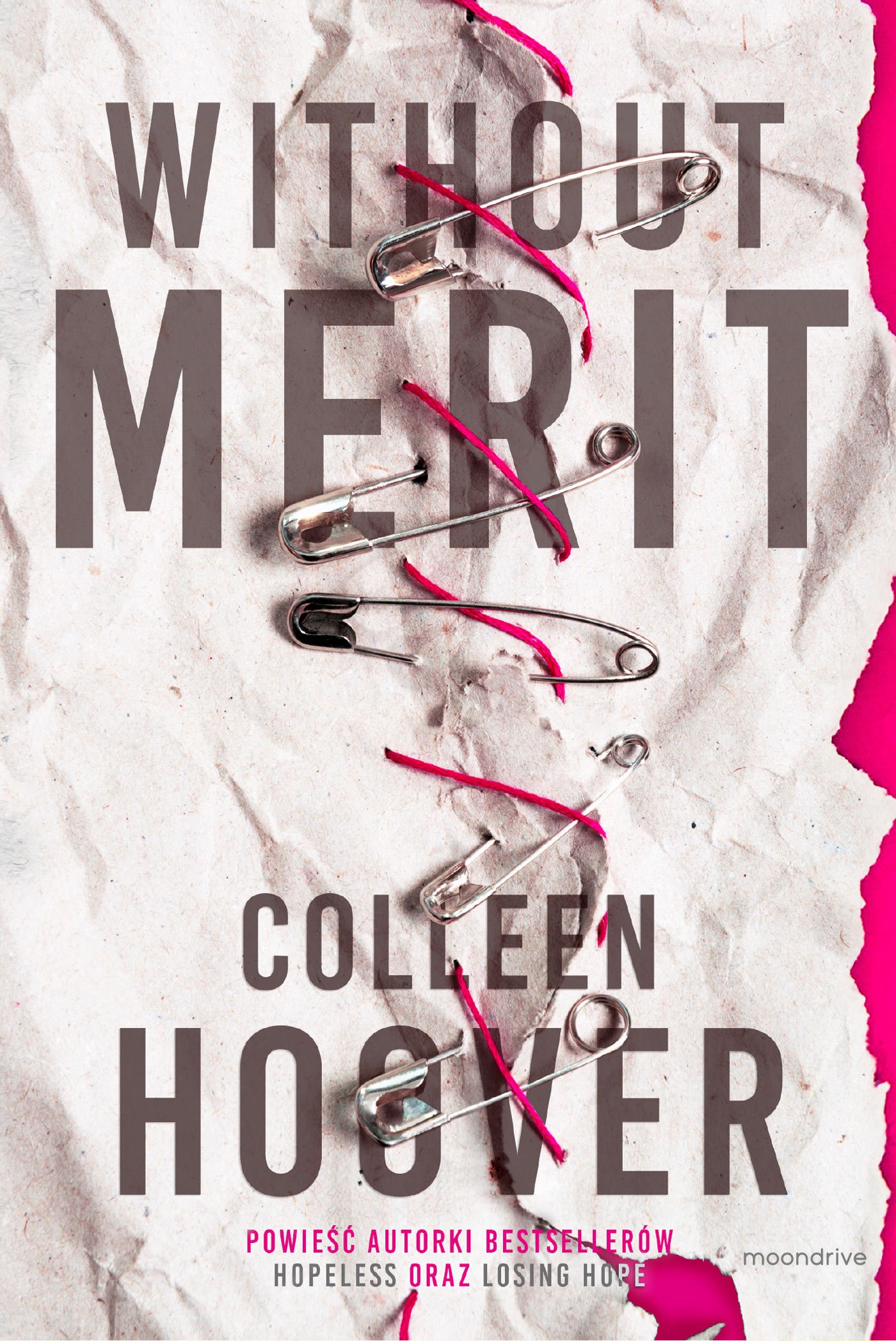 Book cover of Without Merit by Colleen Hoover Book cover of Without Merit by Colleen Hoover